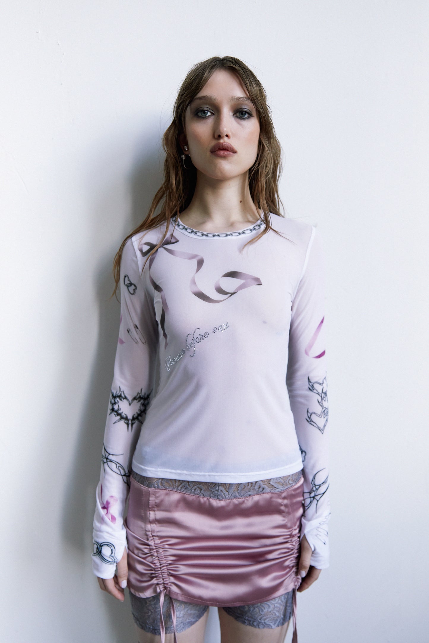 ANGEL WINGS MESH TOP