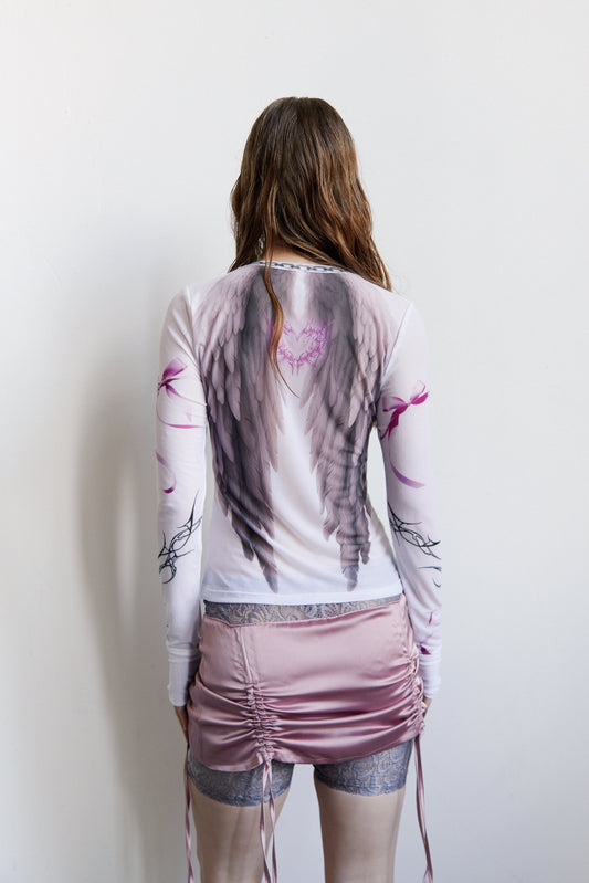 ANGEL WINGS MESH TOP