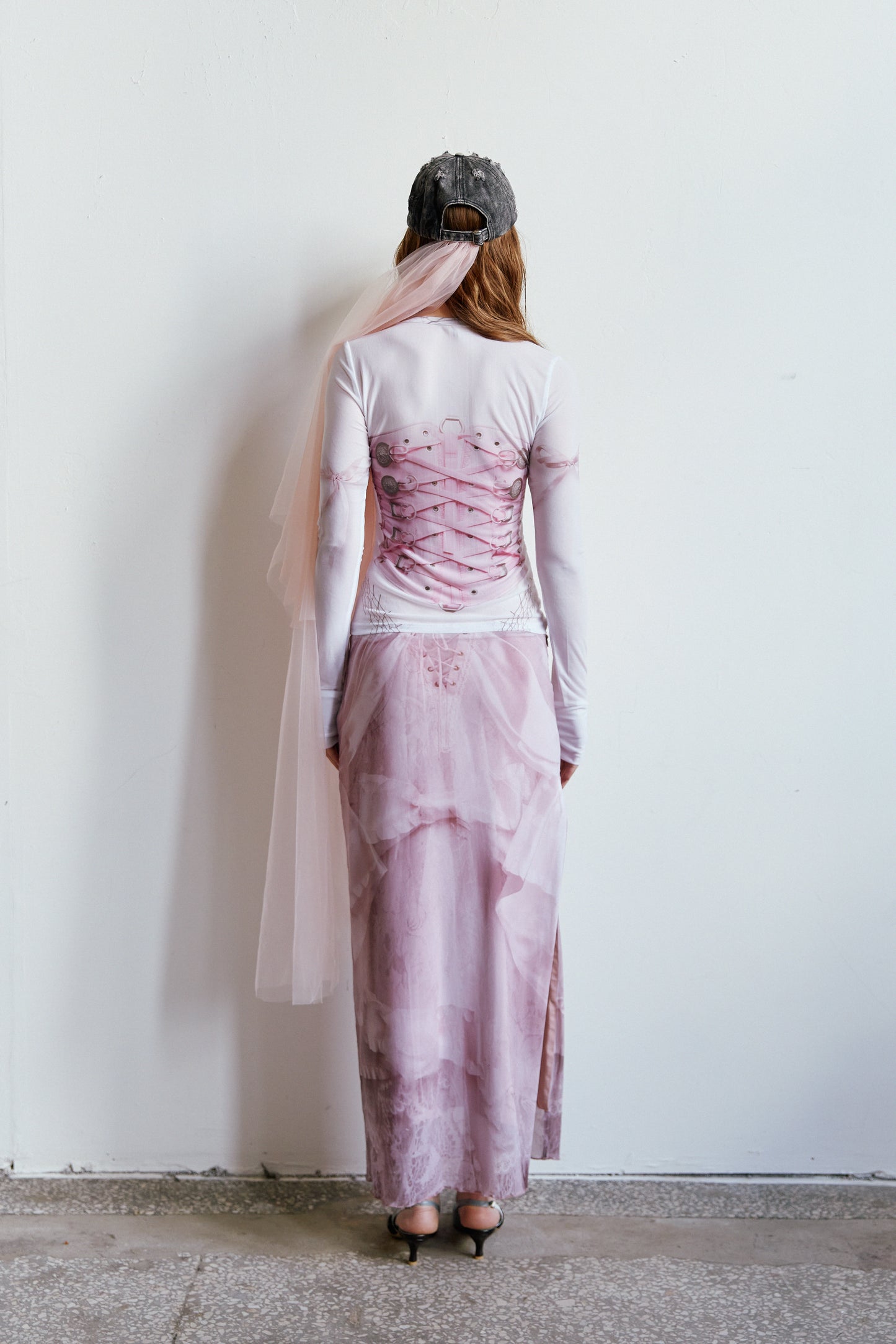 BRIDAL CORSET MESH TOP